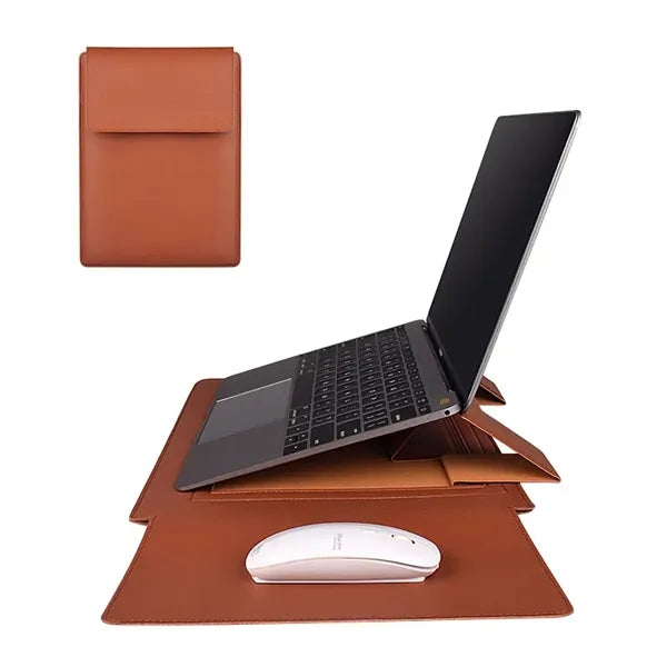 All-in-1 Folding Laptop Sleeve Mouse Pad Cooling Stand