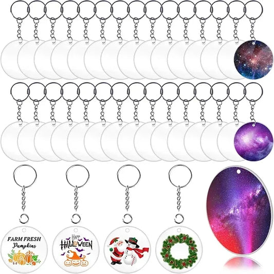 Custom Acrylic Keychain Round Shape