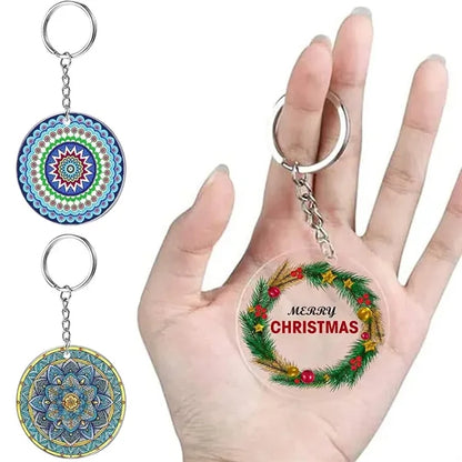 Custom Acrylic Keychain Round Shape