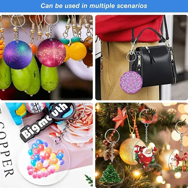 Custom Acrylic Keychain Round Shape
