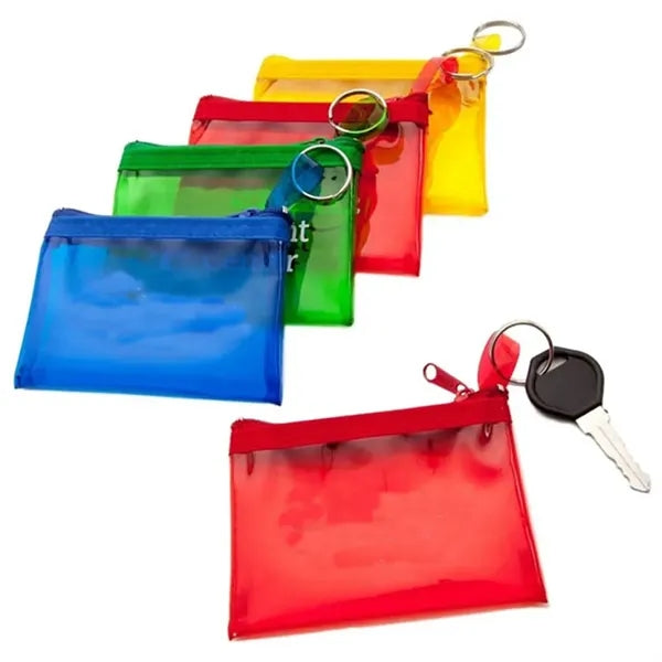 Clear Vinyl Zipper Pouch