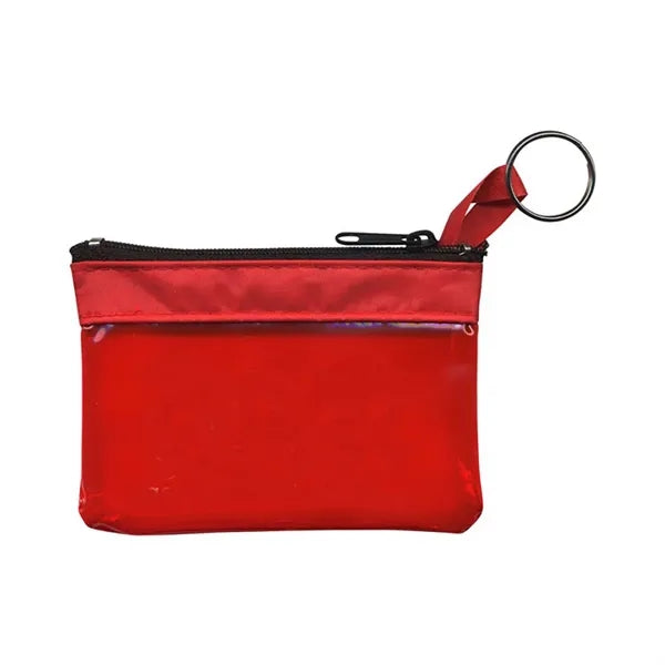 Clear Vinyl Zipper Pouch