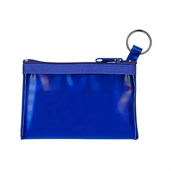 Clear Vinyl Zipper Pouch