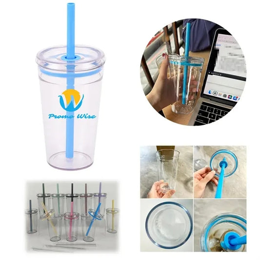 Transparent Safety Single-Layer Plastic Mixing Cup