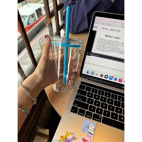 Transparent Safety Single-Layer Plastic Mixing Cup