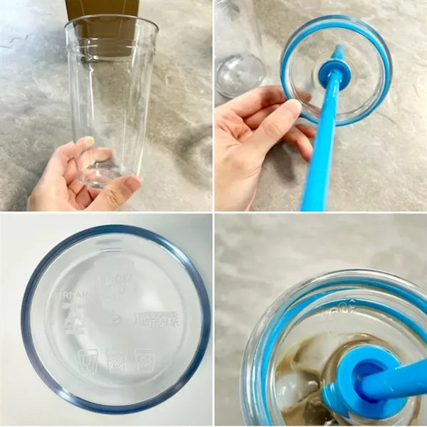 Transparent Safety Single-Layer Plastic Mixing Cup