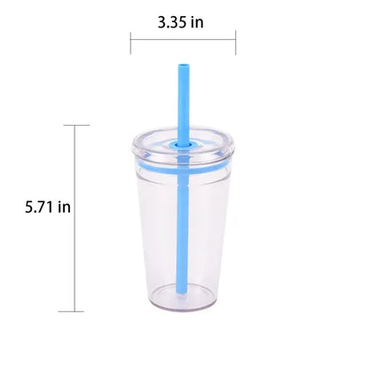 Transparent Safety Single-Layer Plastic Mixing Cup