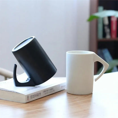 Large Capacity Creative Inverted Ceramic Durable Mug