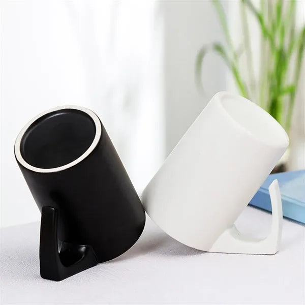 Large Capacity Creative Inverted Ceramic Durable Mug