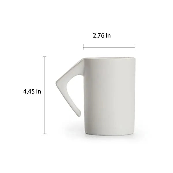 Large Capacity Creative Inverted Ceramic Durable Mug