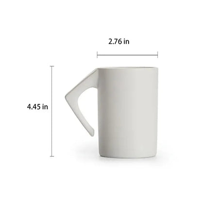 Large Capacity Creative Inverted Ceramic Durable Mug