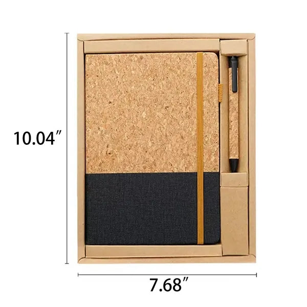 Eco Friendly Cork Notebook And Pen Set With Custom Logo