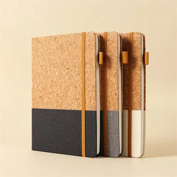 Eco Friendly Cork Notebook And Pen Set With Custom Logo