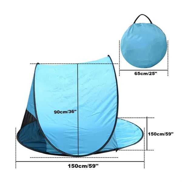 Portable Pop-Up Beach Tent with UV Protection