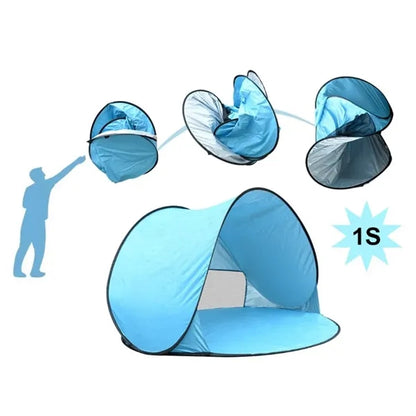Portable Pop-Up Beach Tent with UV Protection