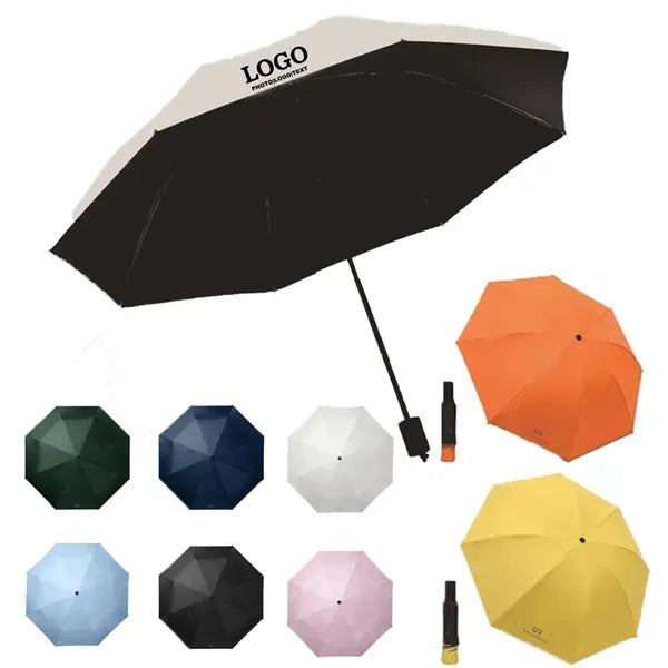 Color Pocket Umbrella Sunscreen Fold Umbrell