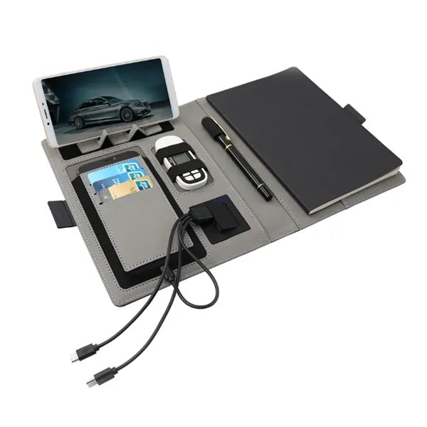 A5 Wireless Charging Notebook with Power Bank