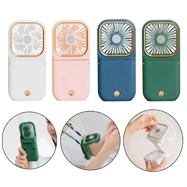 Portable USB Rechargeable Mini Handheld Fan