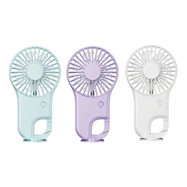 Portable USB Rechargeable Clip-On Mini Fan