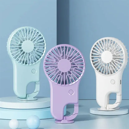 Portable USB Rechargeable Clip-On Mini Fan