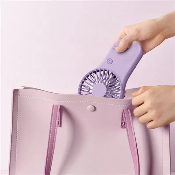 Portable USB Rechargeable Clip-On Mini Fan