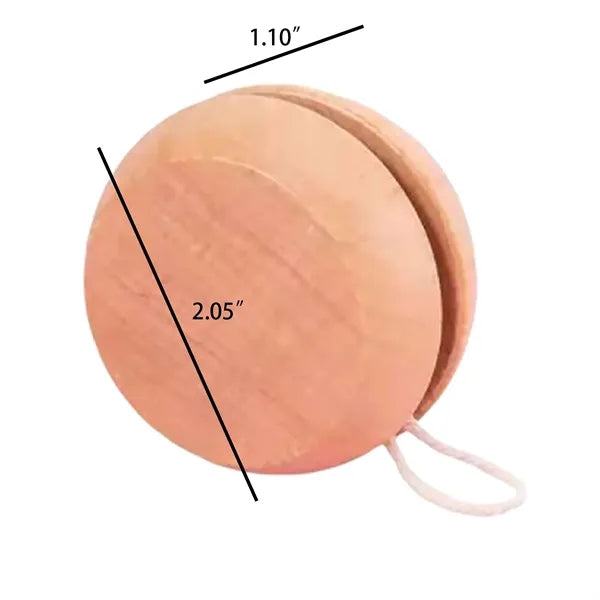 Eco Friendly Wooden Yo-Yo With Custom Logo
