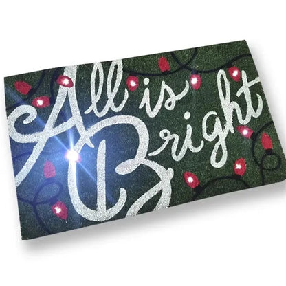 LED Light-Up Music Sound-Controlled Coir Doormat