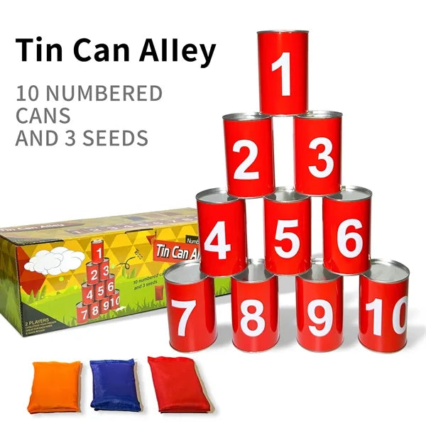 Tin Can Toss Game Set
