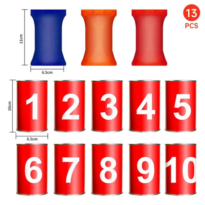 Tin Can Toss Game Set