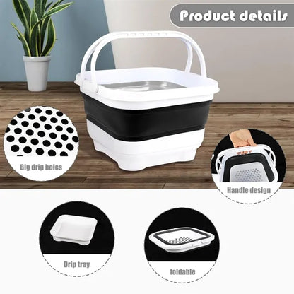 Foldable Shower Toy Storage Basket