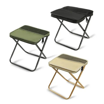 Outdoor Zipper Pack Camping Chair Foldable Backpack Stool