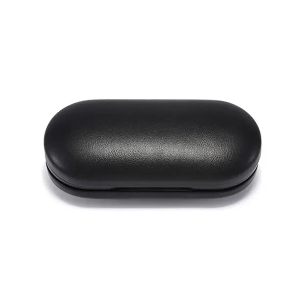Double Layer Dual Purpose Glasses Case With Tweezers Mirror