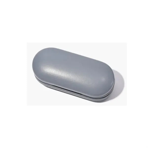 Double Layer Dual Purpose Glasses Case With Tweezers Mirror