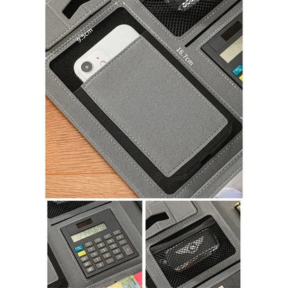 A4 Multifunctional Magnetic Folder With Calculator Notepad