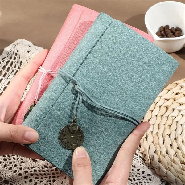 A6 Loose-Leaf Leather Notebook With Replaceable Inner Core