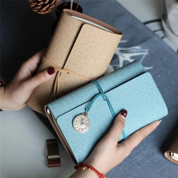 A6 Loose-Leaf Leather Notebook With Replaceable Inner Core