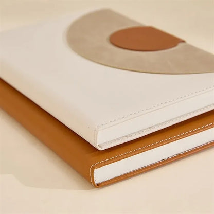 A5 Leather Buckle Notebook Set With Pen Replacement Refill