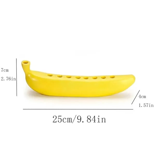 Novelty Fun Holiday Gift Resin Banana Themed Menorah