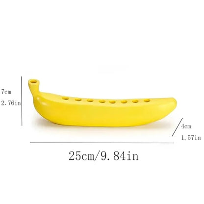 Novelty Fun Holiday Gift Resin Banana Themed Menorah