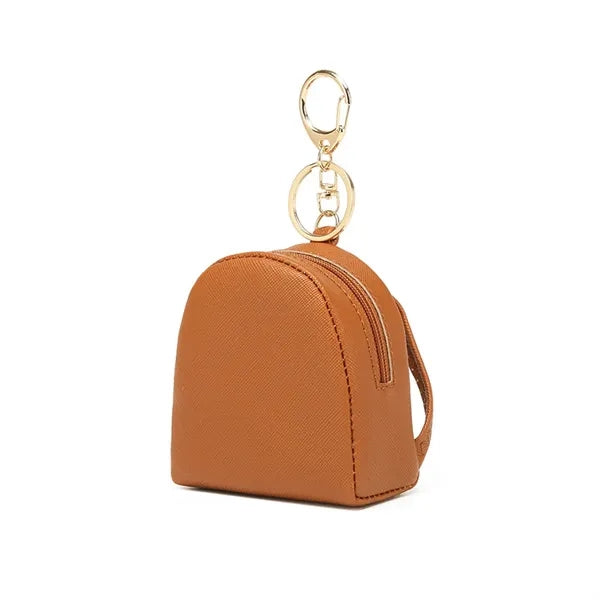Mini PU Waterproof Earphone Coin Purse with Hanging Buckle