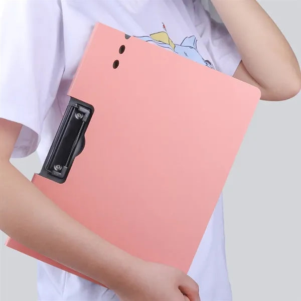 Multifunctional Dual-Purpose Loose-Leaf Folder With Pen Hole
