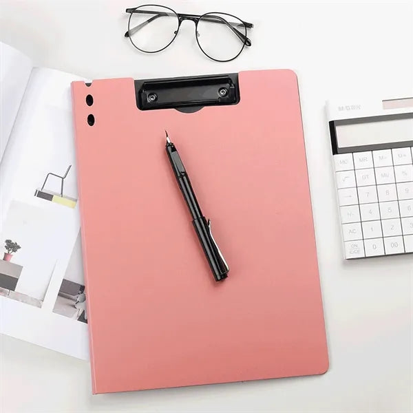 Multifunctional Dual-Purpose Loose-Leaf Folder With Pen Hole