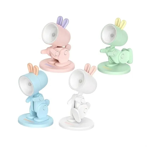 Mini Rabbit LED Adjustable Desk Lamp Foldable Magnetic