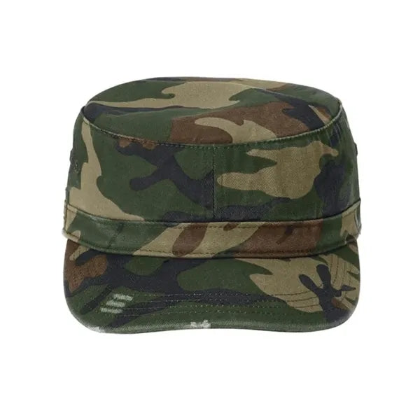 District Distressed Military Hat.