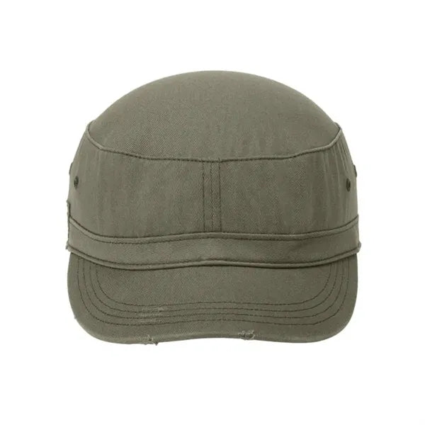 District Distressed Military Hat.