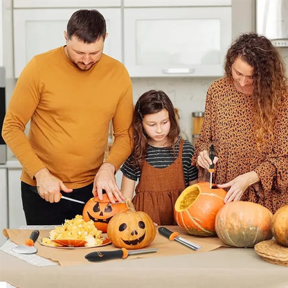 Halloween Pumpkin Carving Knife 14-Piece Set With Tool Bag