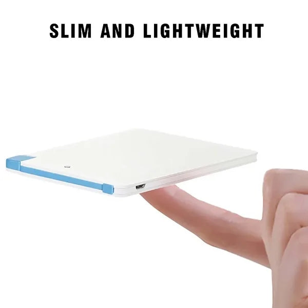 Slim card size built in cables portable charger power bank