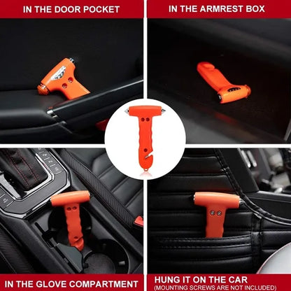 Two-In-One Solid Escape Car Window Breaking Safety Hammer