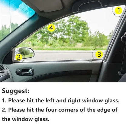 Two-In-One Solid Escape Car Window Breaking Safety Hammer