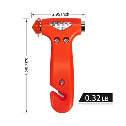 Two-In-One Solid Escape Car Window Breaking Safety Hammer